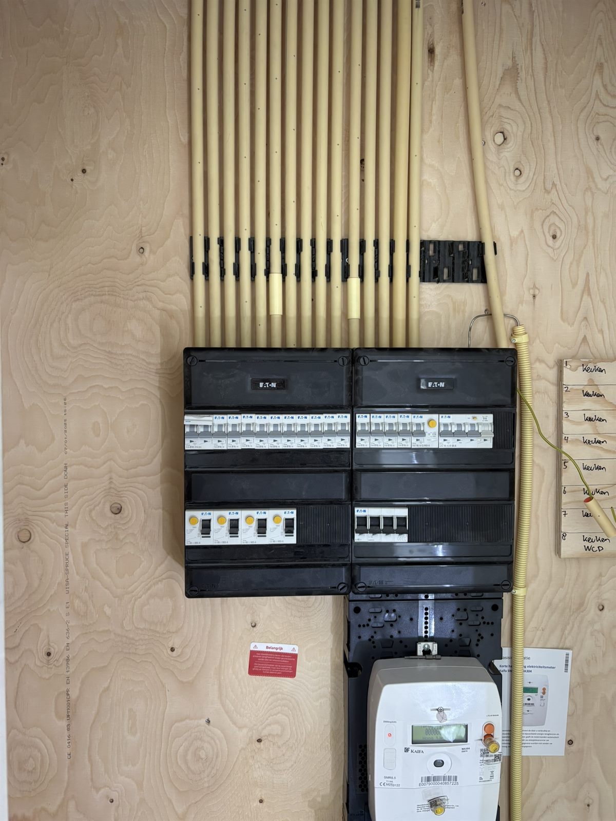 Nieuwe groepenkast netjes geïnstalleerd in Rijswijk door Kemp Energy Solutions